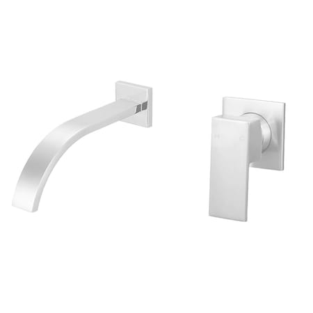 Novatto ARTZ Single Handle Wall Mount Bathroom Faucet in Chrome NBF-W01CH